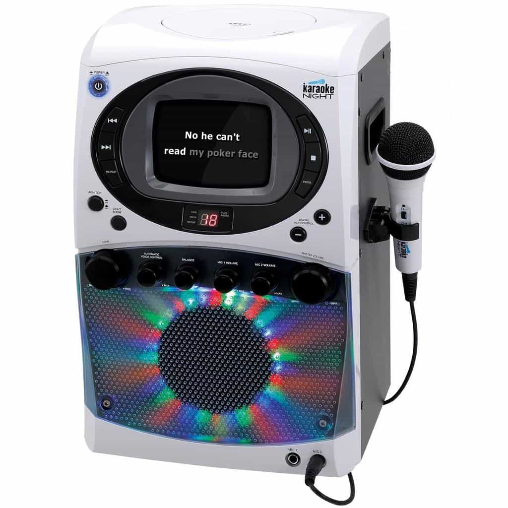 Fun for the Whole Family Karaoke System with Monitor & LED Light Show