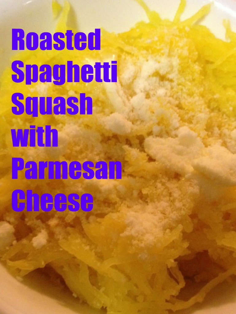 Roasted Spaghetti Squash with Parmesan Cheese #recipes
