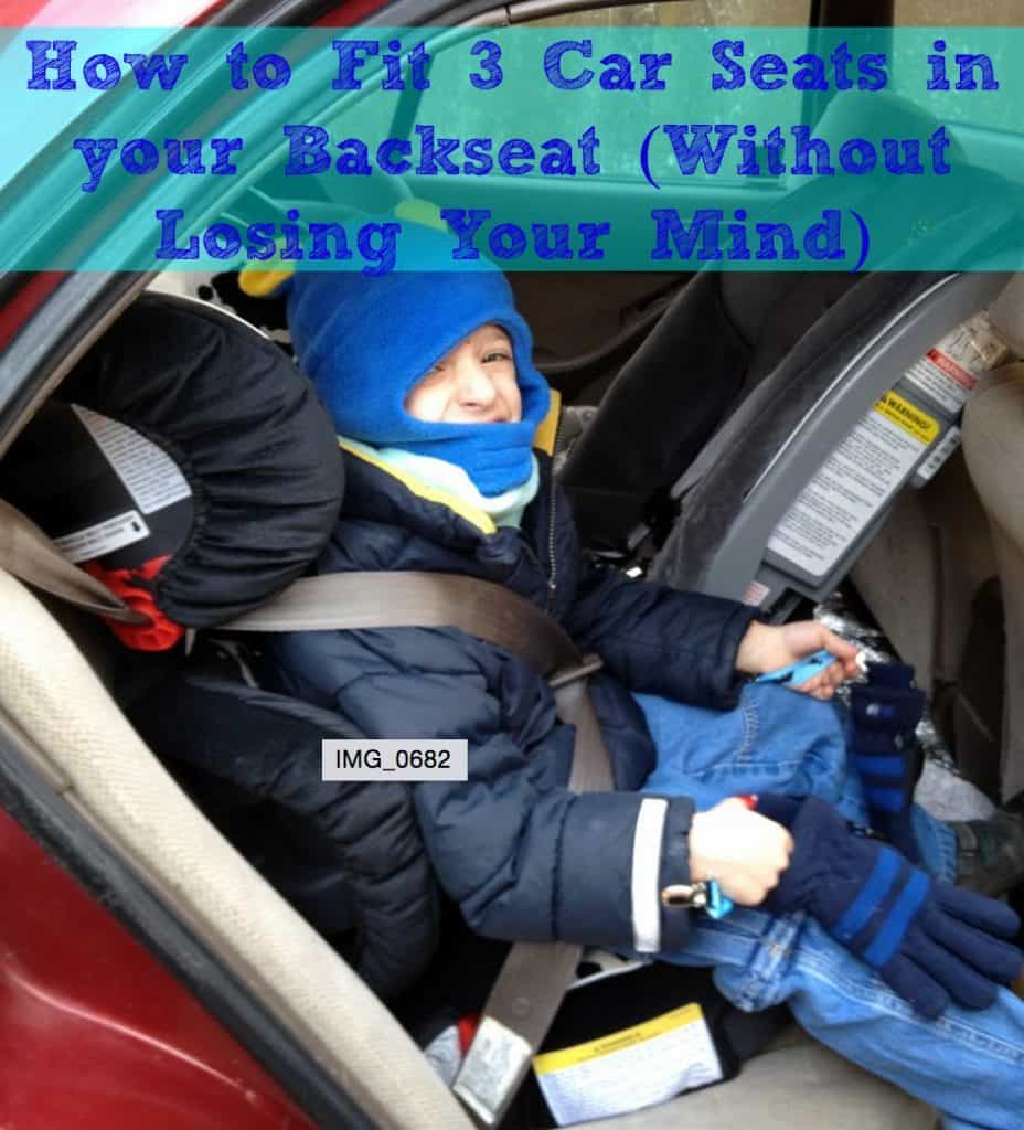 How to Fit 3 Car Seats in your Backseat (Without Losing Your Mind) | The Mama Maven Blog #kids #carseats #smallcars #babies