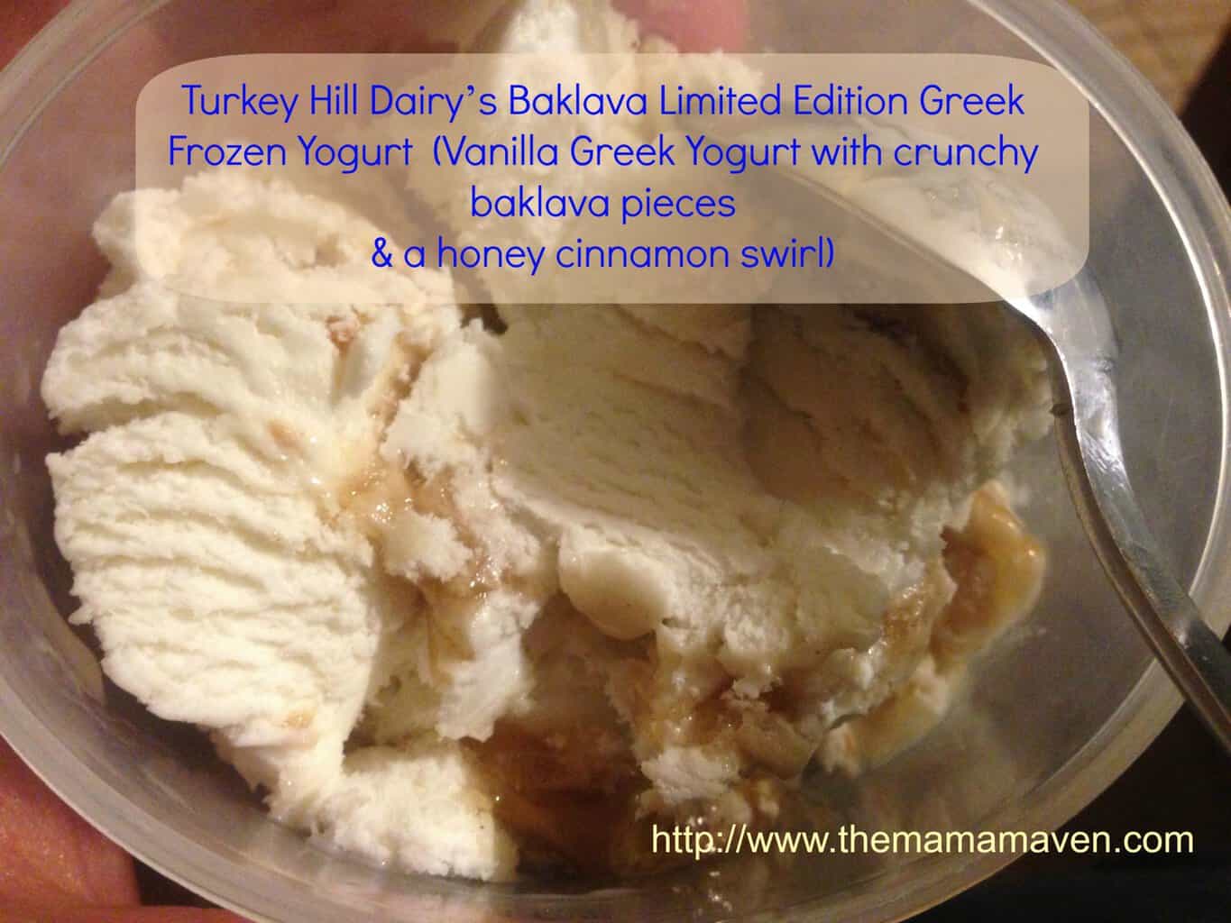 Turkey Hill Dairy Baklava Limited Edition Frozen Greek Yogurt For the