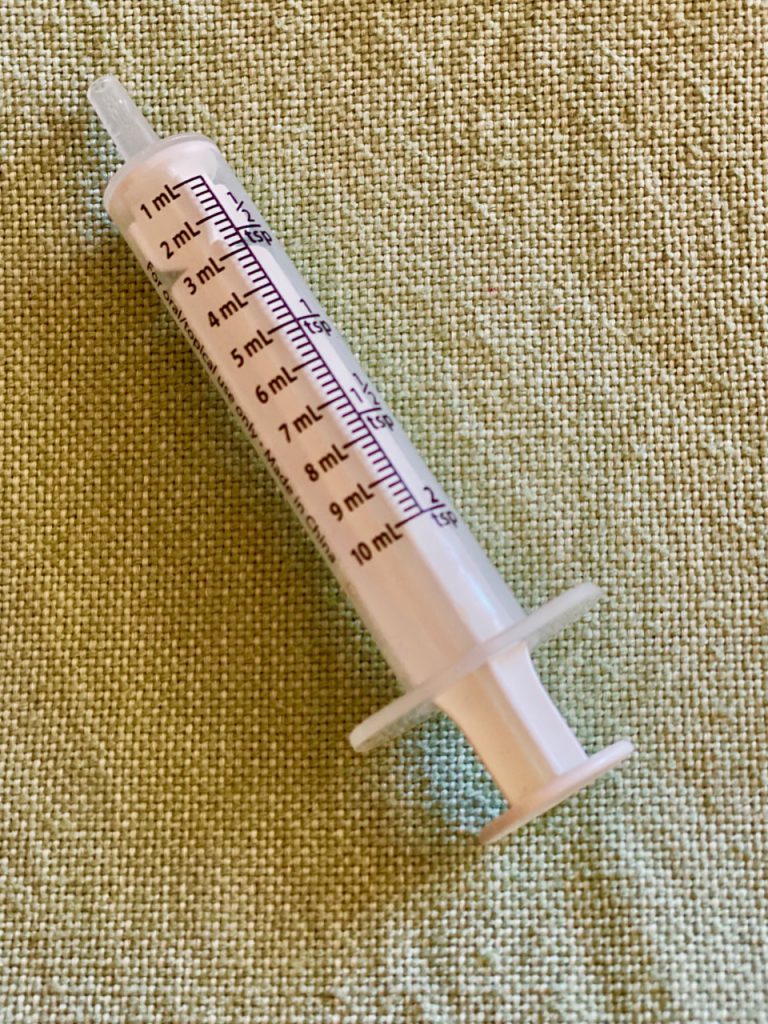 Use A Larger Medicine Syringe to Feed a Child with a mouth injury | The Mama Maven Blog