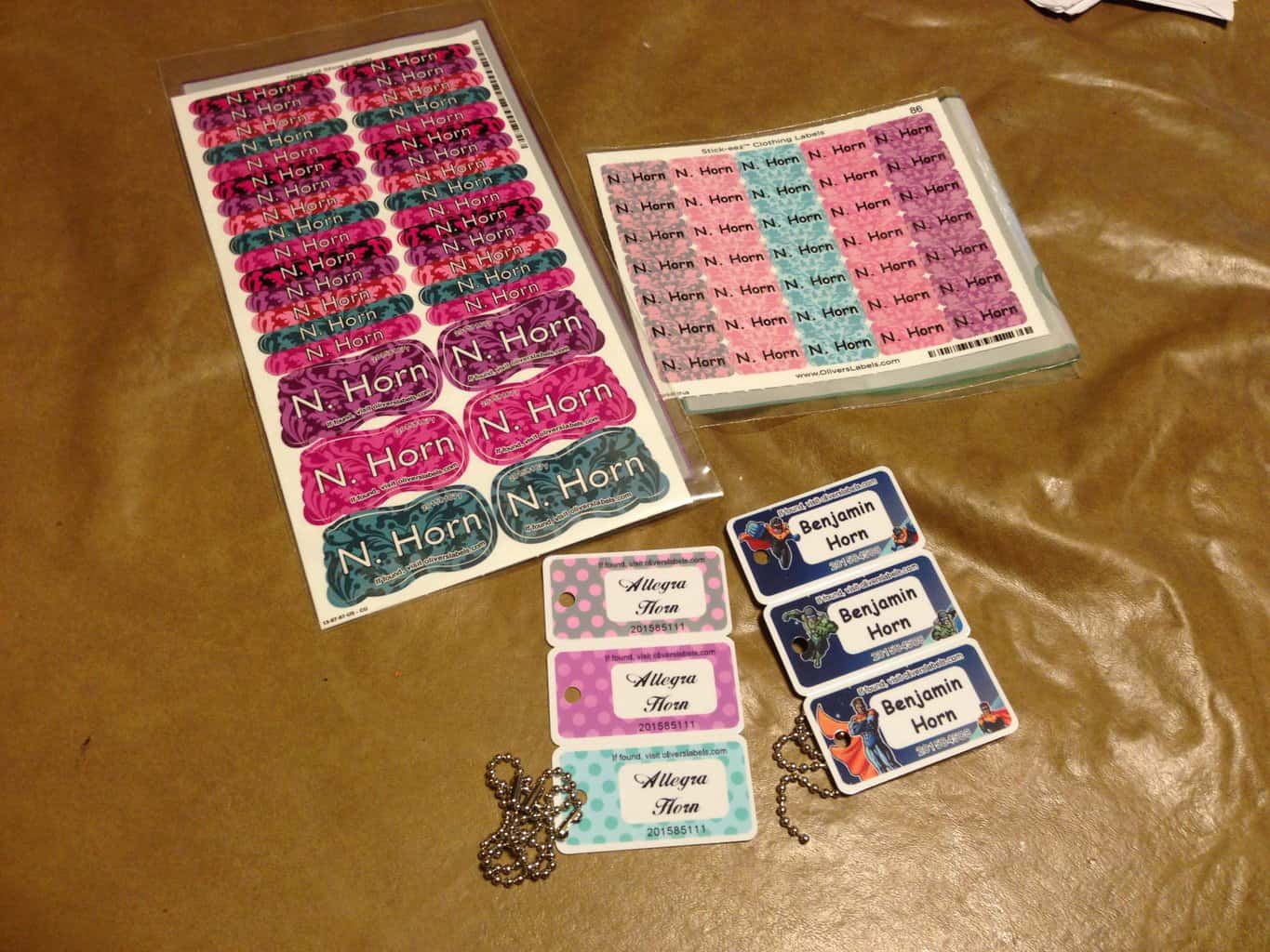 Get Back to School Ready with Oliver's Labels The Mama Maven Blog