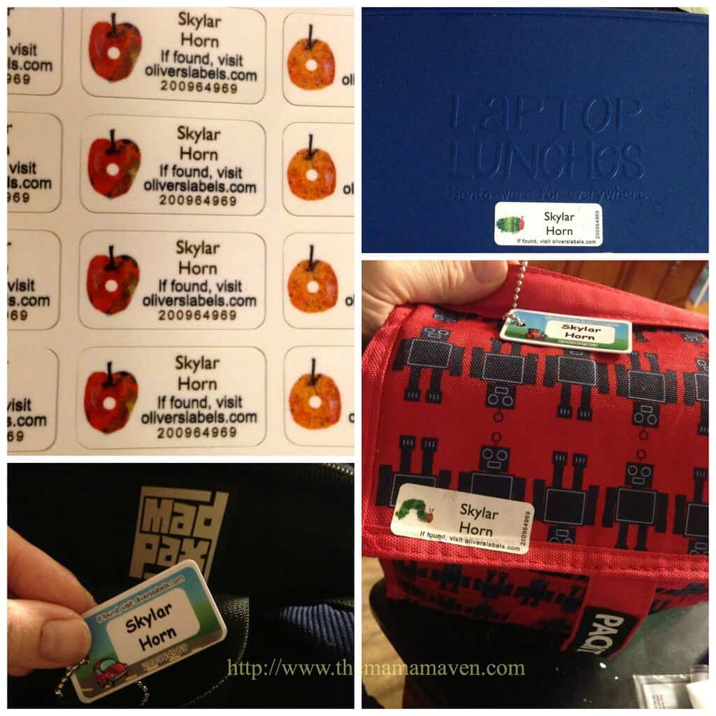 Get Back to School Ready with Oliver's Labels The Mama Maven Blog