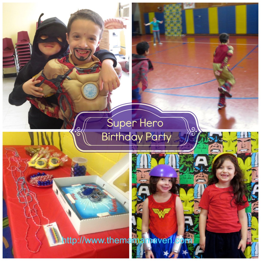 How to Throw a Easy Super Hero Themed Birthday Party |The Mama Maven Blog | @themamamaven