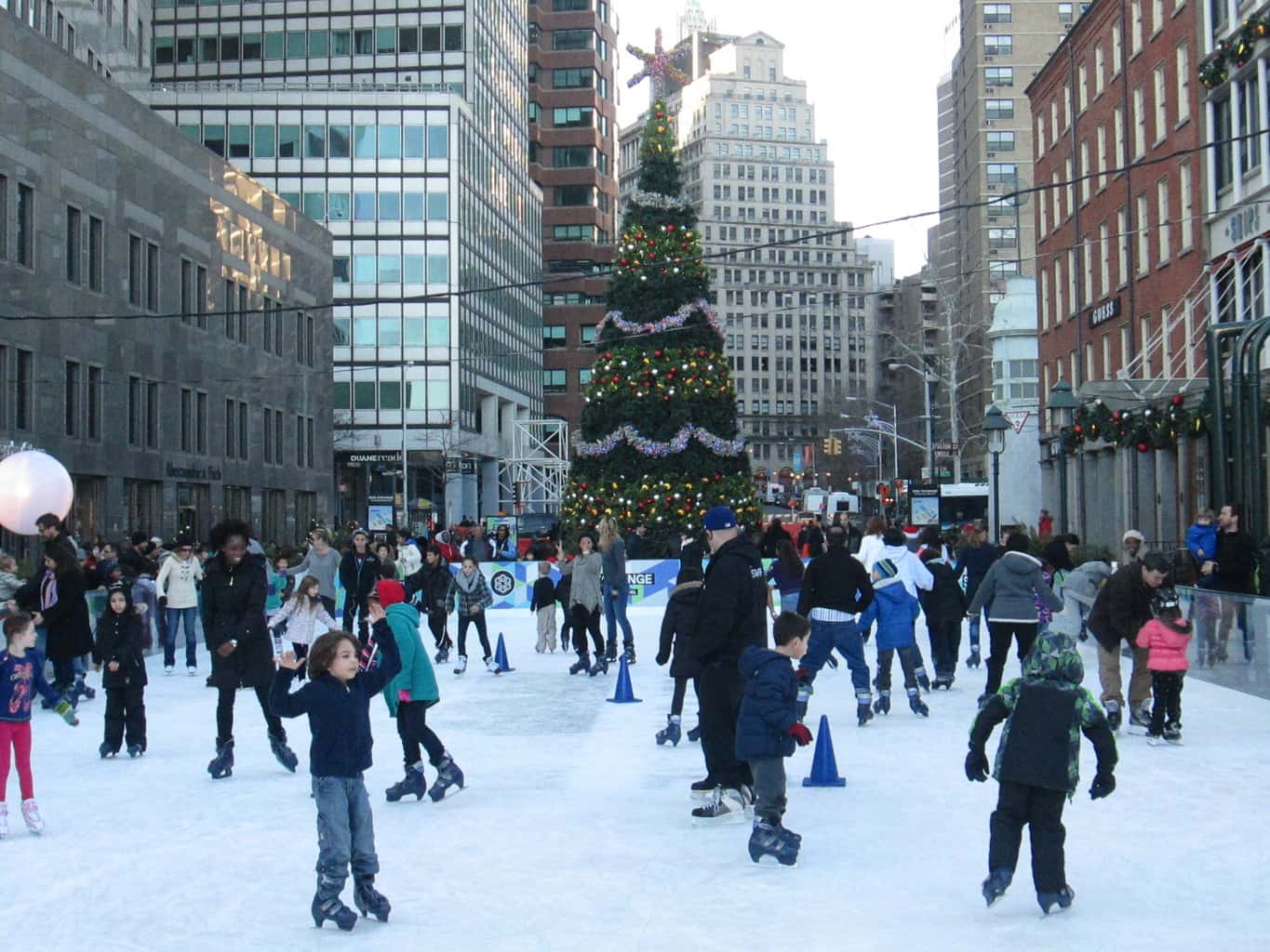 Fun Family Activity Ice Skating at South Street Seaport The Mama