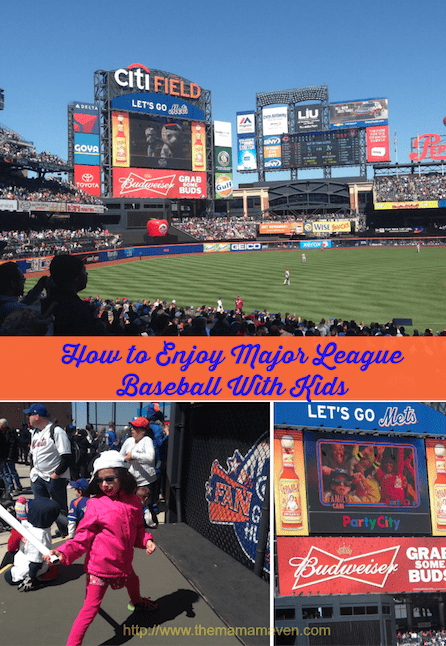 How to Enjoy Major League Baseball with Kids| The Mama Maven Blog #Mets #Metsfamily #baseball #mlb #sports