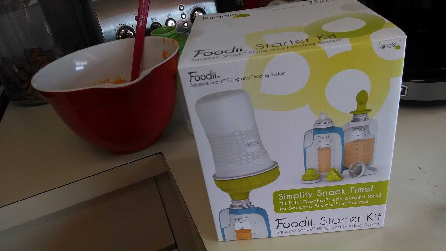 Baby Food Made Simple Foodii Pureed Food Squeeze Snack Filling and