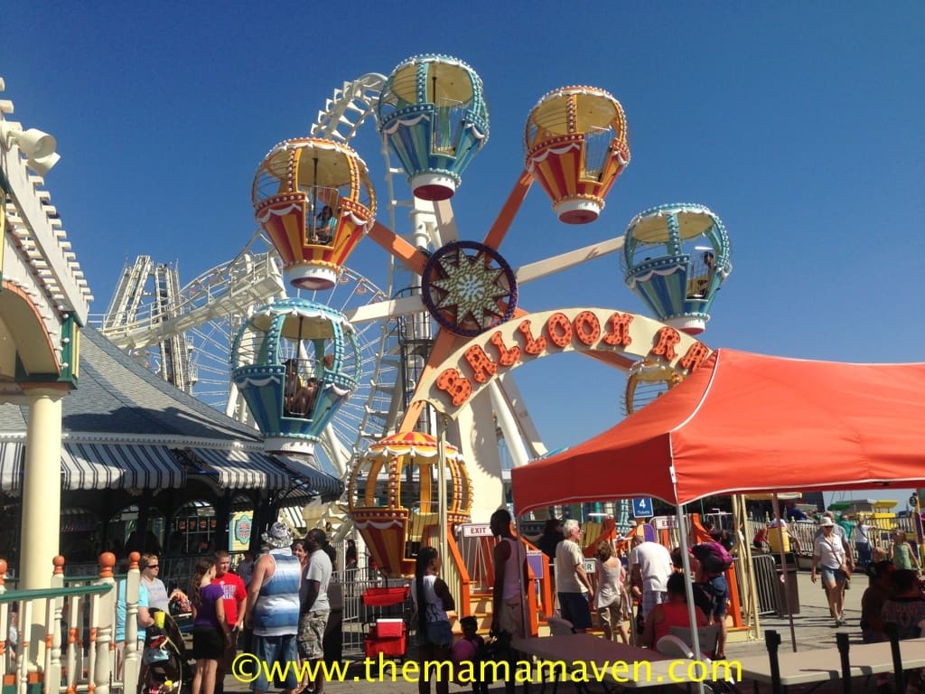 Enjoying the Jersey Shore at Morey's Piers in Wildwood, NJ