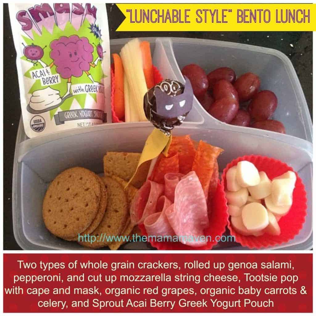 5 Days of Bento Style Lunches with no sandwiches | The Mama Maven Blog @themamamaven