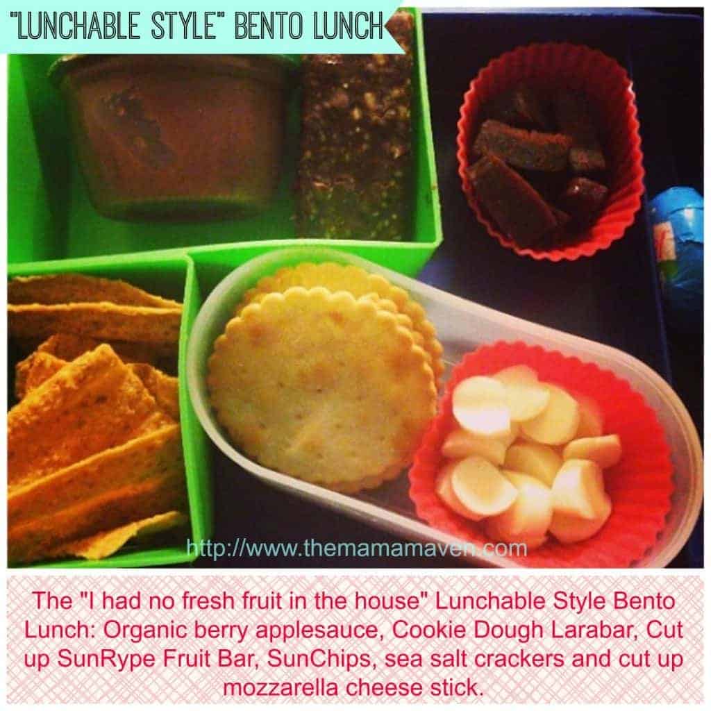 5 Days of Bento Style Lunches with no sandwiches | The Mama Maven Blog @themamamaven