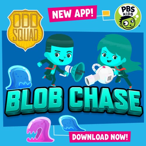 Odd Squad Releases New App, Blob Chase | The Mama Maven | @themamamaven