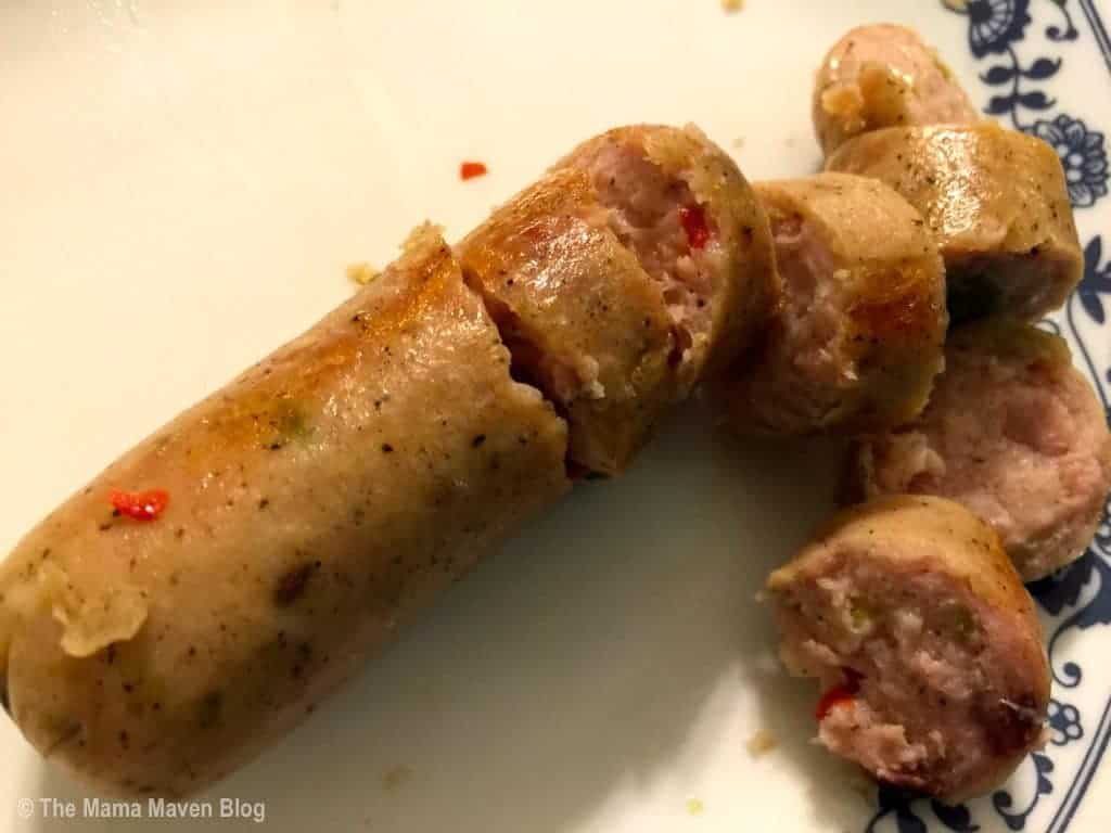 Chicken Sausage and Peppers Recipe | The Mama Maven Blog | @themamamaven