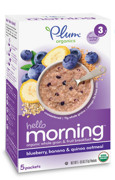 Plum Organics Hello Morning | The Mama Maven Blog @themamamaven