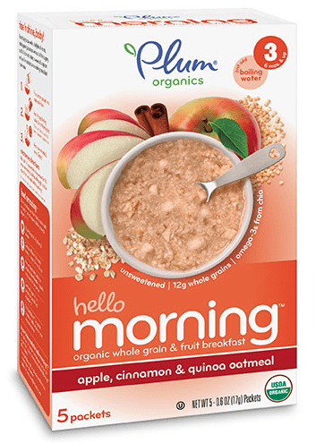 Plum Organics Hello Morning Breakfast |The Mama Maven Blog @themamamaven