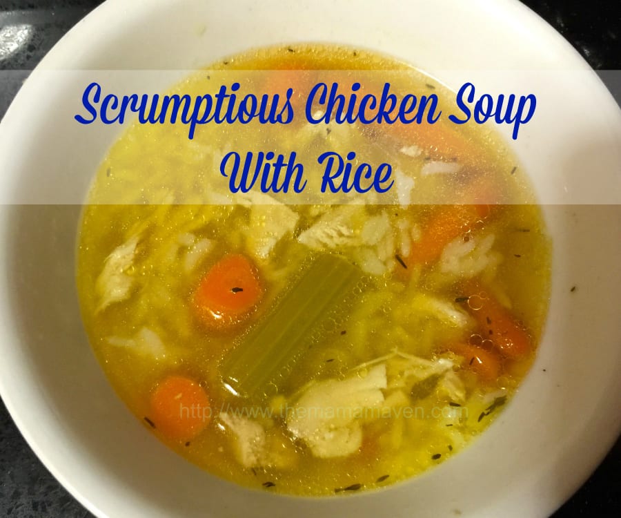 Scrumptious Chicken Soup With Rice |The Mama Maven Blog | @themamamaven @veeteeusa #spon