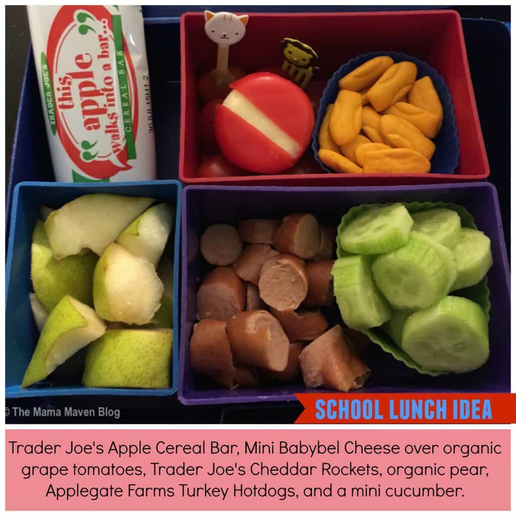 School Lunch Ideas for Kids #kids #pickyeaters #SchoolLunches #bentos via @themamamaven #lunchideas 