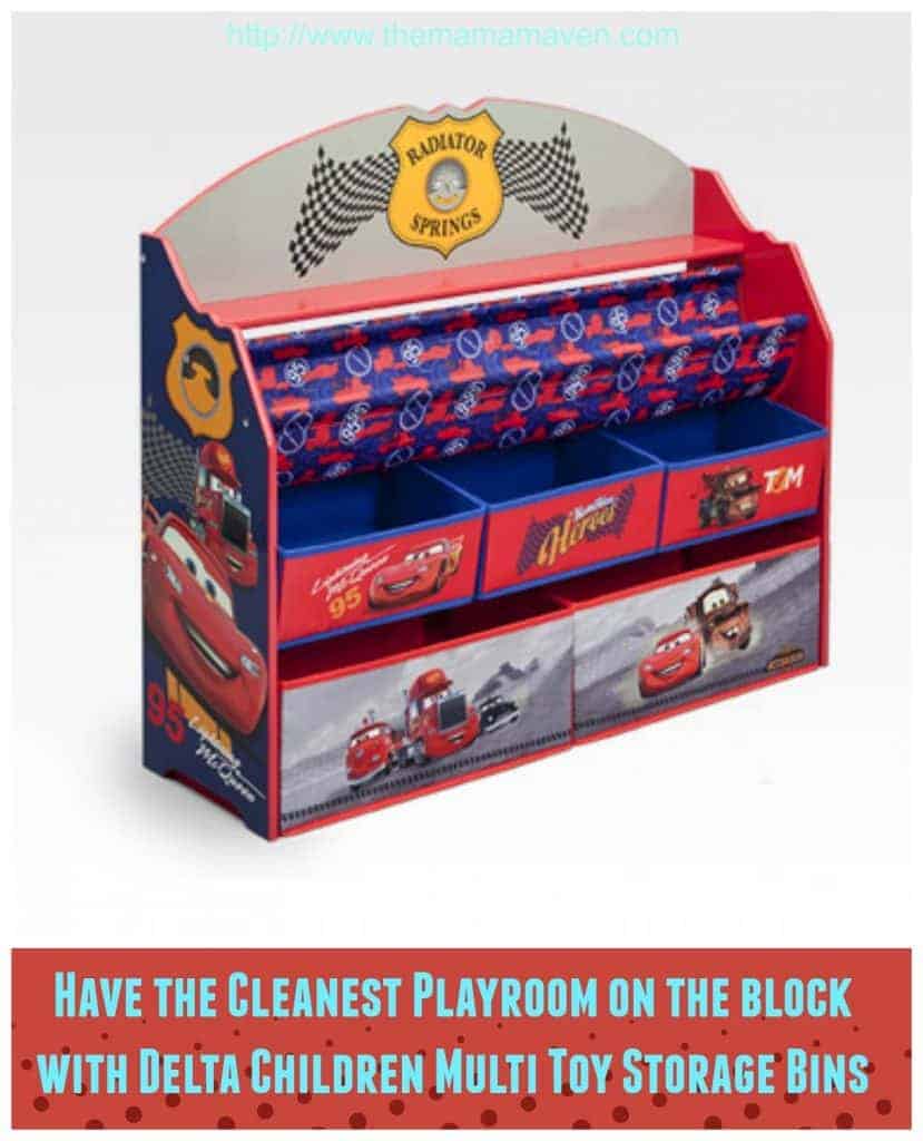 Have the Cleanest Playroom on the Block with Delta Children Storage Bins | The Mama Maven Blog  | @themamamaven