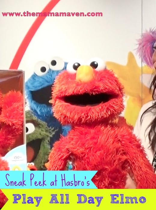 Play All Day Elmo and Sesame Street Toys from Hasbro #ToyFair #TFNY15 | The Mama Maven Blog