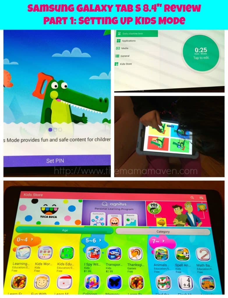 Find out why we're huge fans of @SamsungUSA's Galaxy Tab S 8.4" for kids!|The Mama Maven Blog | @themamamaven #tech #techforkids #kids 