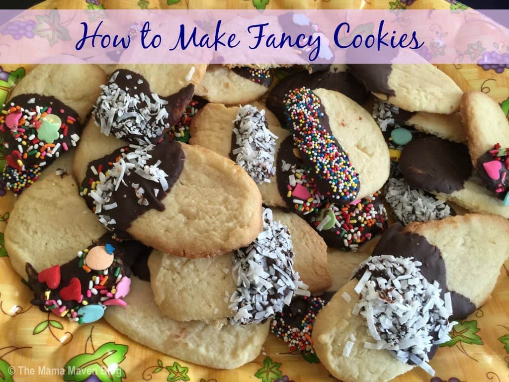 How to Make Fancy Cookies | @TheMamaMaven | The Mama Maven Blog #familyrecipes #baking #desserts