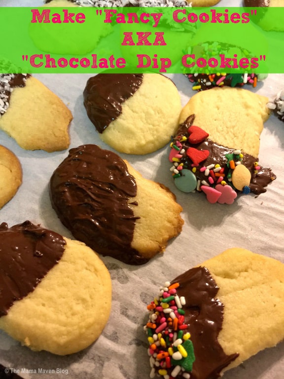How to Make Fancy Cookies | @TheMamaMaven | The Mama Maven Blog #familyrecipes #baking #desserts