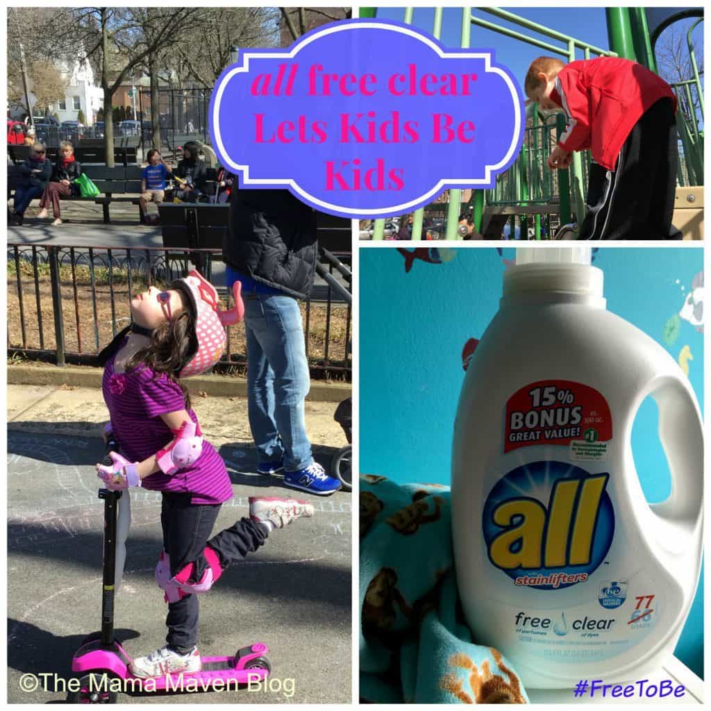 all free clear Lets Kids Be Kids #FreeToBe | The Mama Maven Blog #spon 