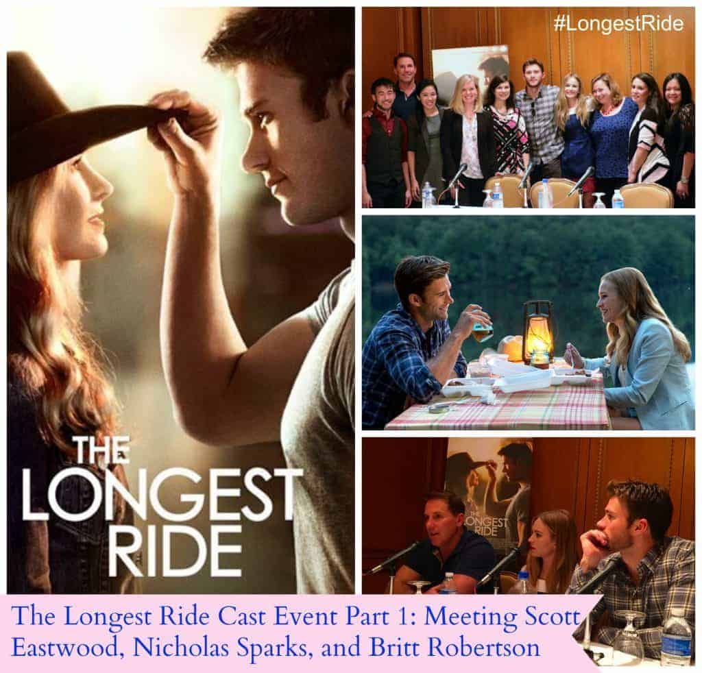 The Longest Ride Cast Event Part 1: Meeting Scott Eastwood, Nicholas Sparks, and Britt Robertson | The Mama Maven Blog #LongestRide @themamamaven 