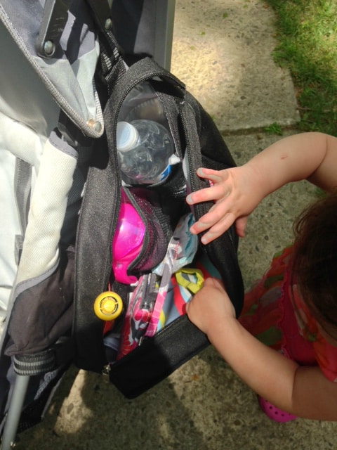 stroller saddle bag