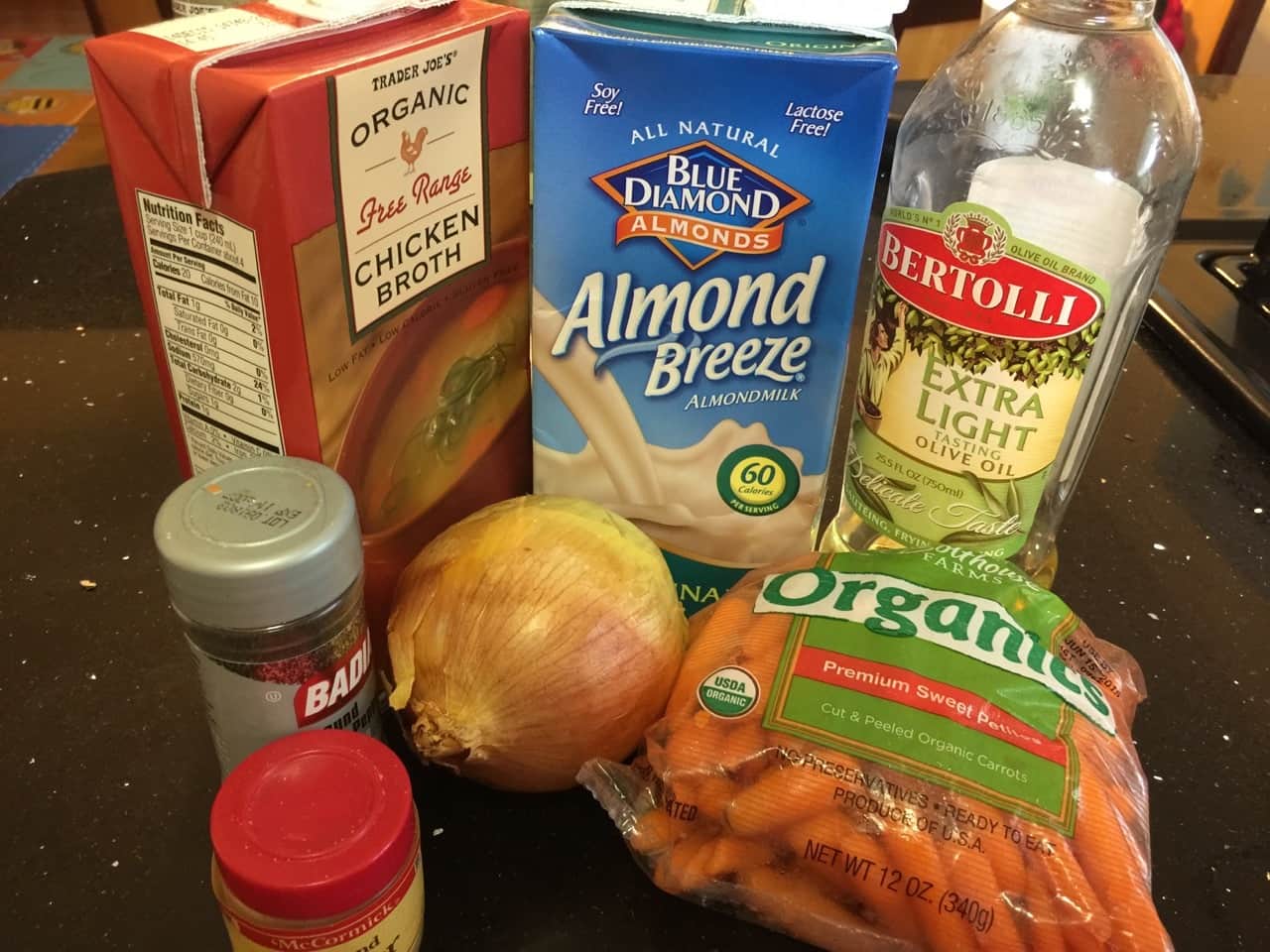 Creamy NonDairy Carrot Soup Vitamix Blender Recipe
