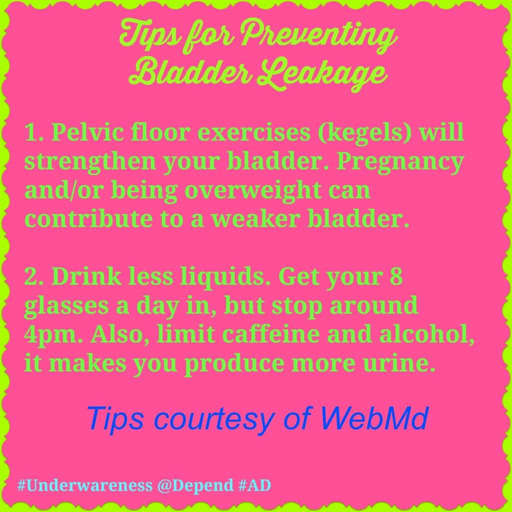 Tips for Preventing Bladder Leakage & Get a Free Depend Silhouette