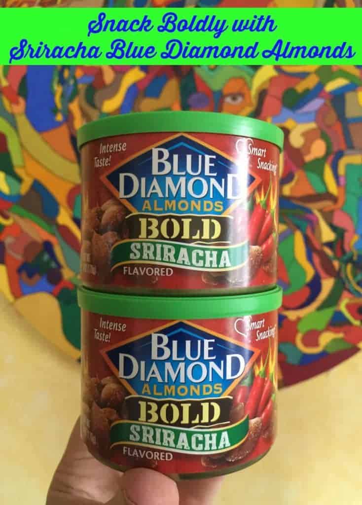 Snack Boldly with Sriracha Blue Diamond Almonds|The Mama Maven Blog #AD @BlueDiamond