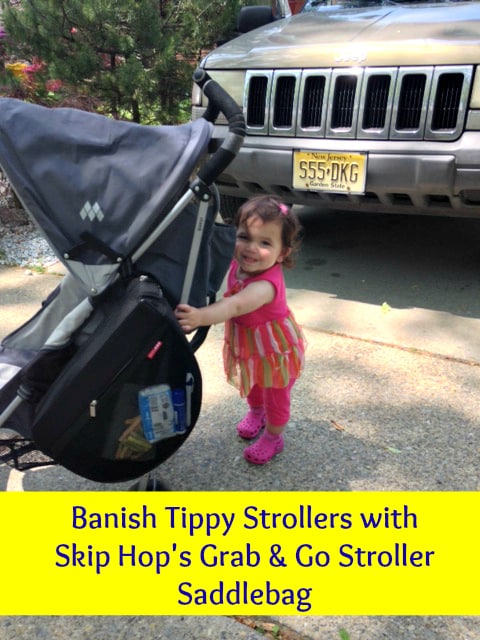 skip hop grab & go stroller saddlebag