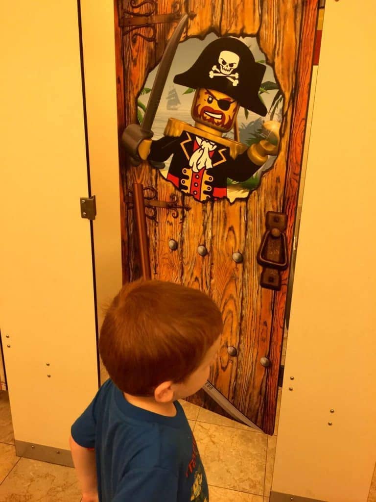 The Bathroom Stalls at LEGOLAND Discovery Center, Westchester  - Potty Training Day 1 & 2