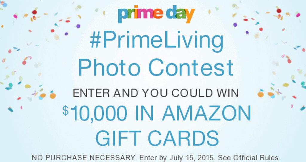 Enter contest. Prime Day. Amazon Prime Day.