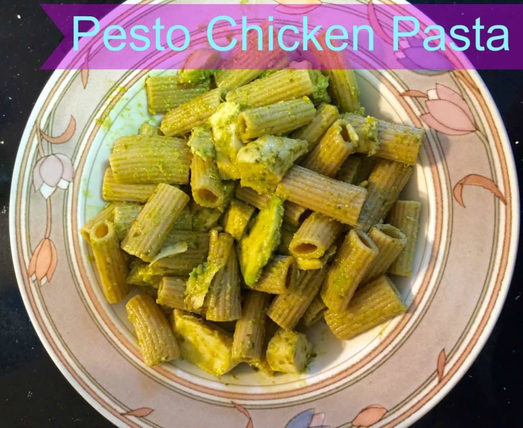With Carbs: Pesto Chicken Pasta | The Mama Maven Blog