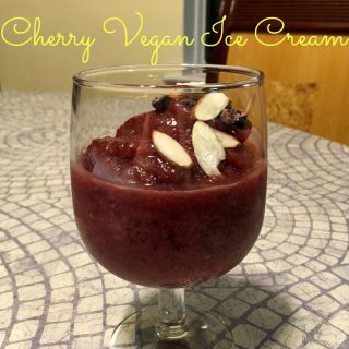 Cherry Vegan Ice Cream @themamamaven | The Mama Maven Blog