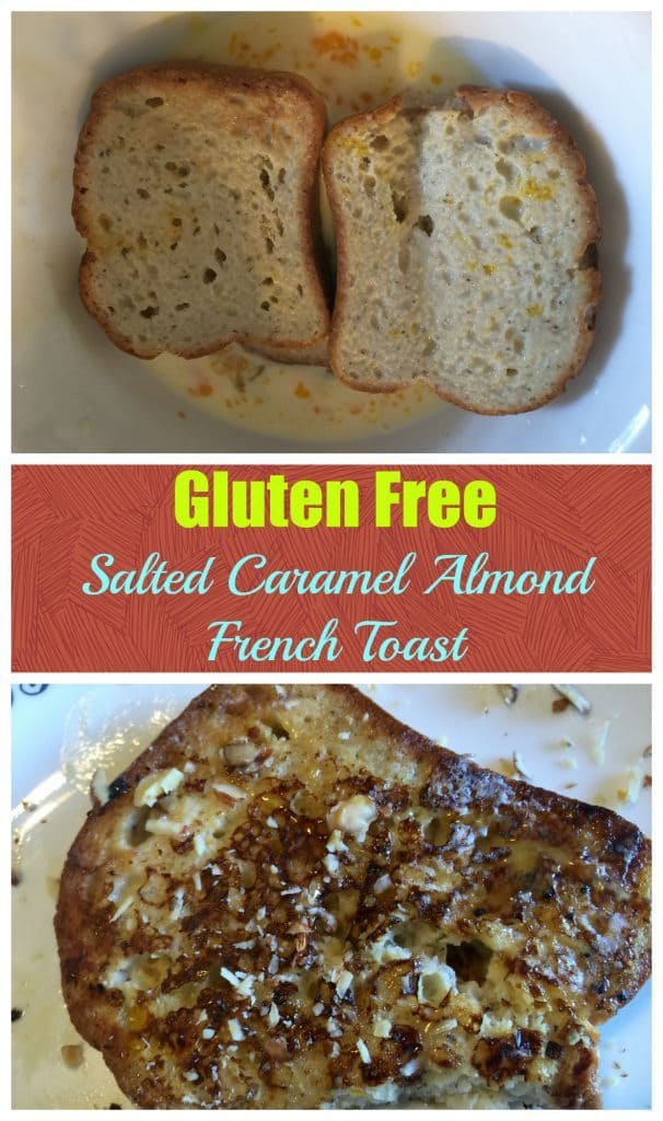 Gluten-Free Salted Caramel Almond and Apple French Toast #AD #brunch #brunchideas #breakfast