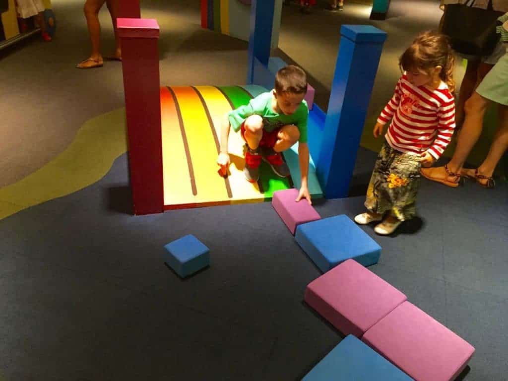 Navigating the Children's Museum of Manhattan in our New Balance Kids Vazee Sneakers #NBKidsVazee | The Mama Maven Blog