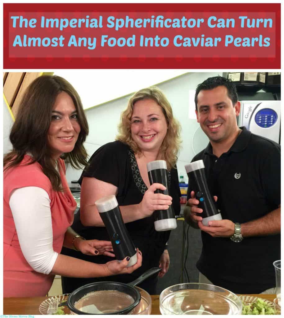The Imperial Spherificator Can Turn Food Into Caviar Pearls | The Mama Maven Blog