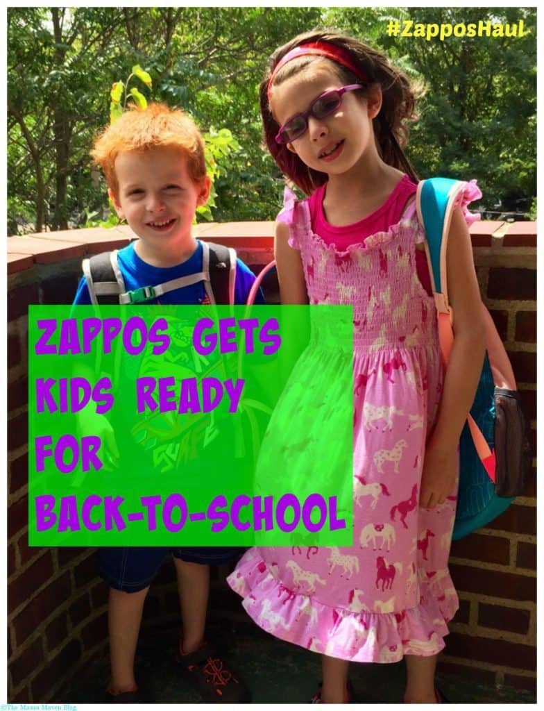 Zappos Gets Kids Ready For Back-To-School #ZapposHaul (+ $25 Giveaway) @Zappos #backtoschool | The Mama Maven Blog 