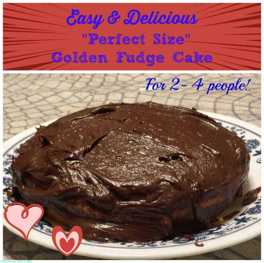 Duncan Hines Perfect Size Cake Mix Makes Any Day Better | The Mama Maven Blog @RealDuncanHines #desserts #perfectsize #GoldenFudgeCake