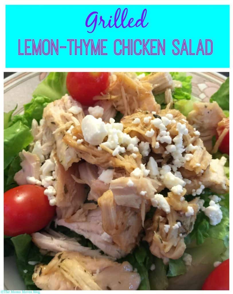 Grilled Lemon-Thyme Chicken @CentoFineFoods | The Mama Maven Blog #AD #MomBlogTourFF #chickenrecipes