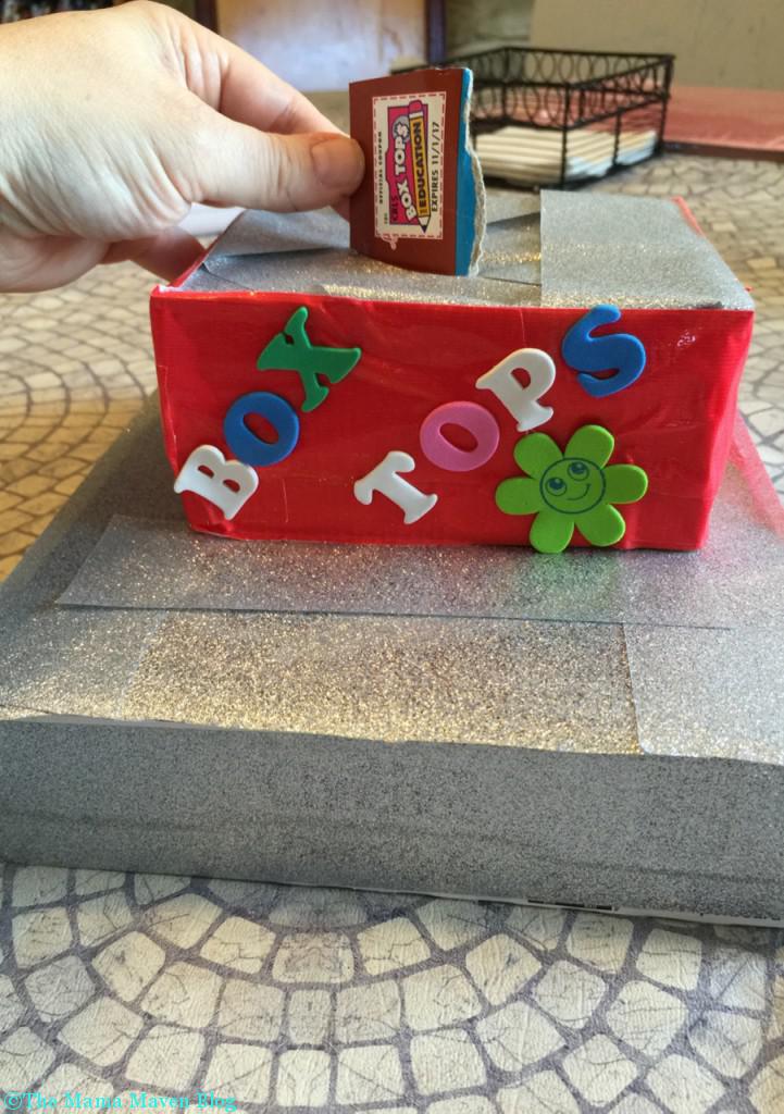 Contain Your Box Tops With This DIY Box Top Holder #BTFE | The Mama Maven Blog @themamamaven