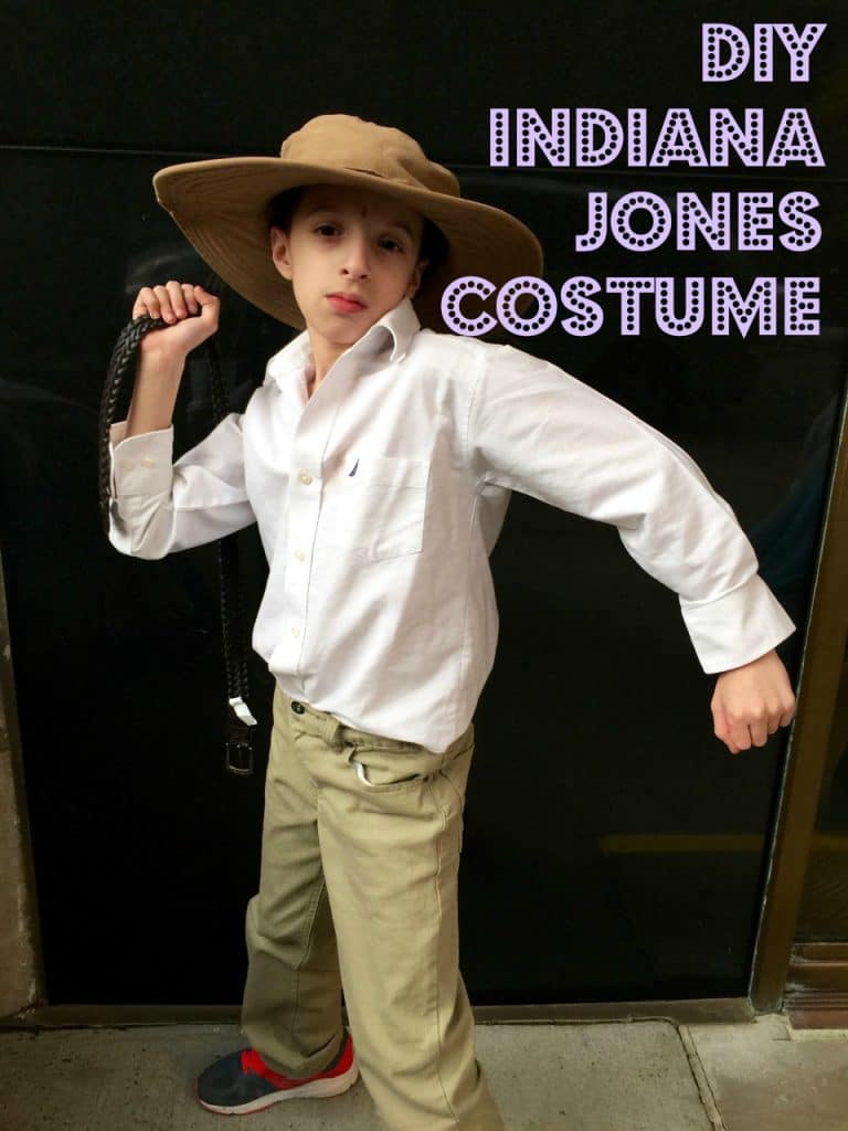 DIY Indiana Jones Costume for Halloween or Book Character Day at school!| The Mama Maven Blog