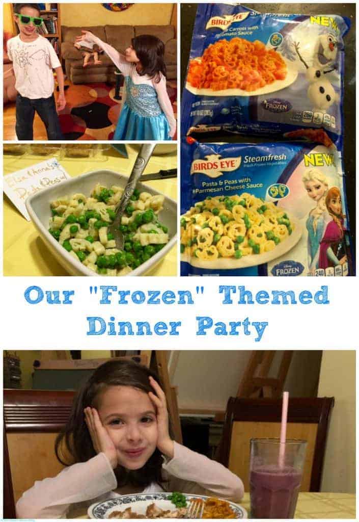 How to Throw a Frozen Dinner Party @birdseye #Frozen #veggies #pickyeaters | The Mama Maven Blog