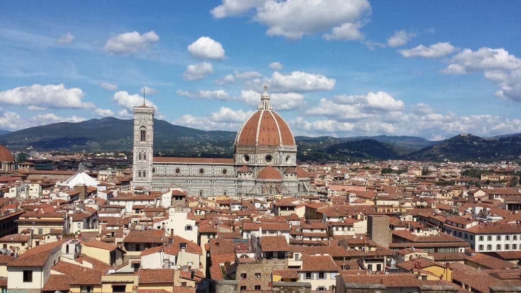 duomo, view from palazzio vecchio tower