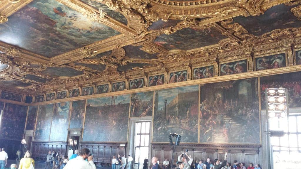 interior of palazzo ducal