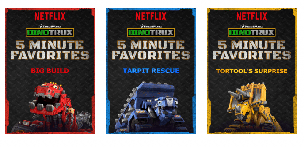 Love Dinotrux -- this is perfect! Netflix's 5 Minute Favorites #5MoreMinutes #StreamTeam @netflix @themamamaven