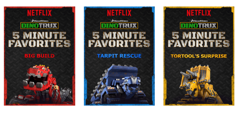 Love Dinotrux -- this is perfect! Netflix's 5 Minute Favorites #5MoreMinutes #StreamTeam @netflix @themamamaven