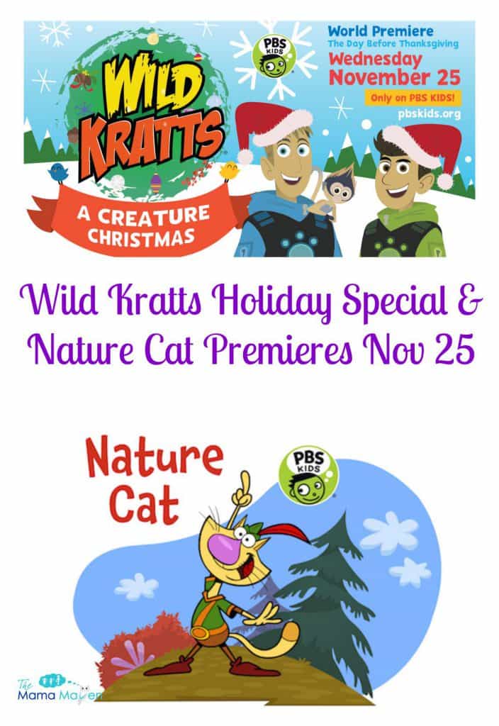 Wild Kratts Holiday Special & Nature Cat Premieres Nov 25 | The Mama Maven Blog @PBSKids #NatureCatPBS #WildKratts